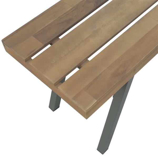 Grote foto vidaxl tuinbank 120 cm massief acaciahout tuin en terras tuinmeubelen
