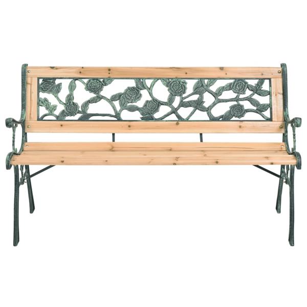 Grote foto vidaxl tuinbank 122 cm hout tuin en terras tuinmeubelen