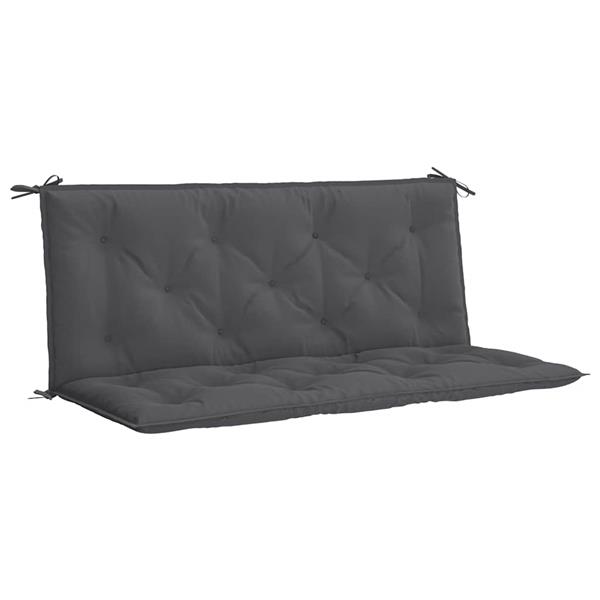 Grote foto vidaxl tuinbankkussen 120x 50 50 x7 cm oxford stof antracietkleurig huis en inrichting woningdecoratie