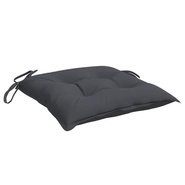 Grote foto vidaxl stoelkussens 6 st 40x40x7 cm oxford stof antracietkleurig huis en inrichting woningdecoratie