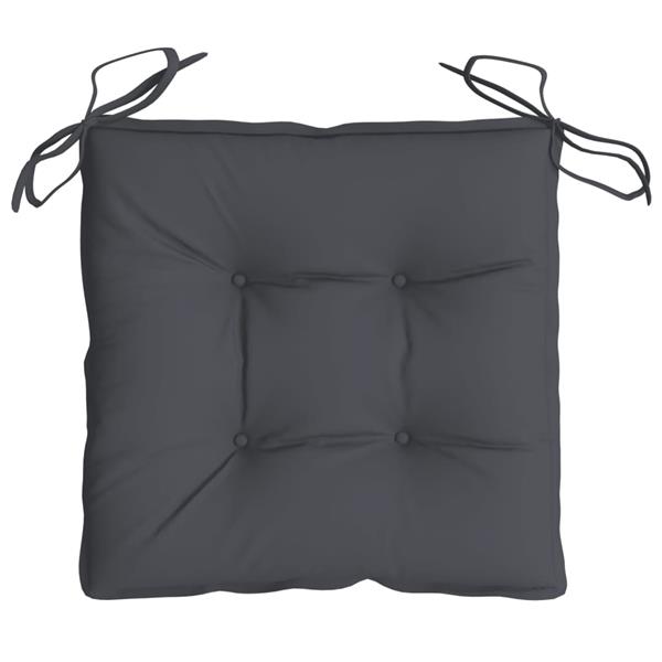 Grote foto vidaxl stoelkussens 6 st 40x40x7 cm oxford stof antracietkleurig huis en inrichting woningdecoratie