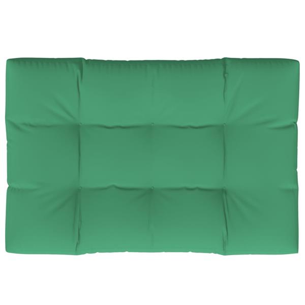 Grote foto vidaxl palletkussen 120x80x12 cm stof groen huis en inrichting woningdecoratie