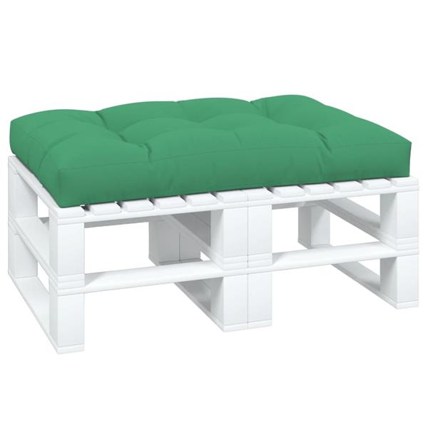 Grote foto vidaxl palletkussen 120x80x12 cm stof groen huis en inrichting woningdecoratie