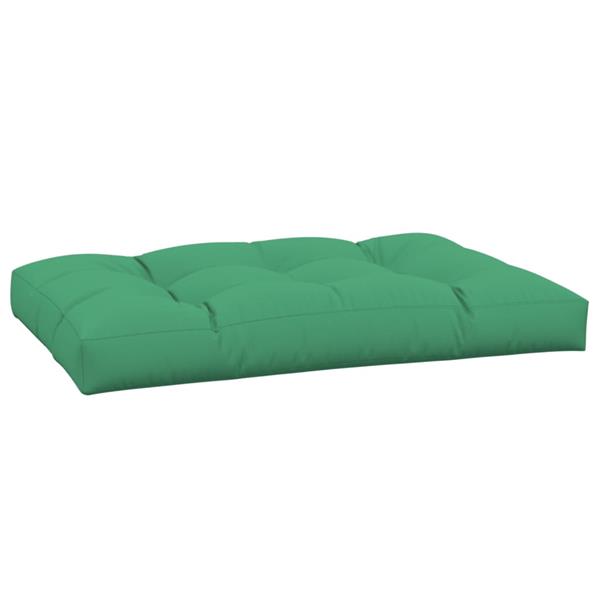 Grote foto vidaxl palletkussen 120x80x12 cm stof groen huis en inrichting woningdecoratie