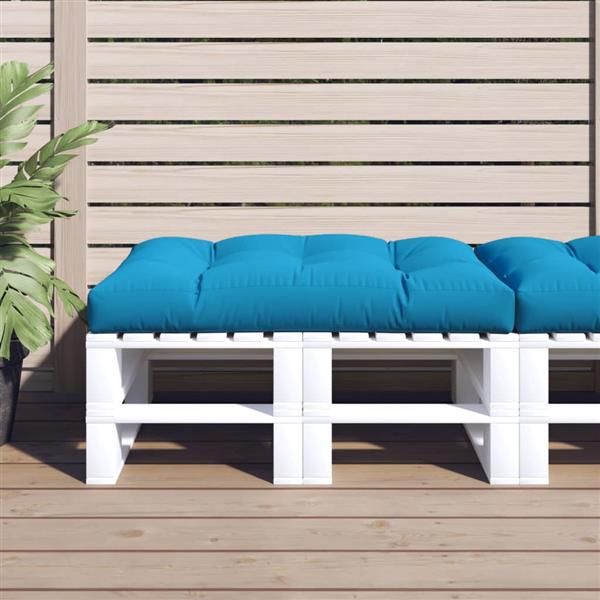 Grote foto vidaxl palletkussen 120x80x12 cm stof blauw huis en inrichting woningdecoratie