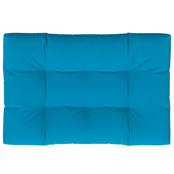 Grote foto vidaxl palletkussen 120x80x12 cm stof blauw huis en inrichting woningdecoratie