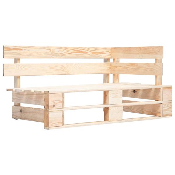Grote foto vidaxl tuinhoekbank pallet hout tuin en terras tuinmeubelen