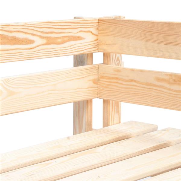 Grote foto vidaxl tuinhoekbank pallet hout tuin en terras tuinmeubelen