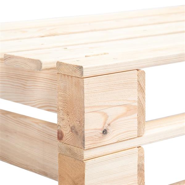 Grote foto vidaxl tuinhoekbank pallet hout tuin en terras tuinmeubelen