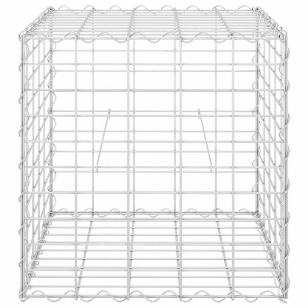 Grote foto vidaxl gabion plantenbak verhoogd kubus 50x50x50 cm staaldraad tuin en terras overige tuin en terras