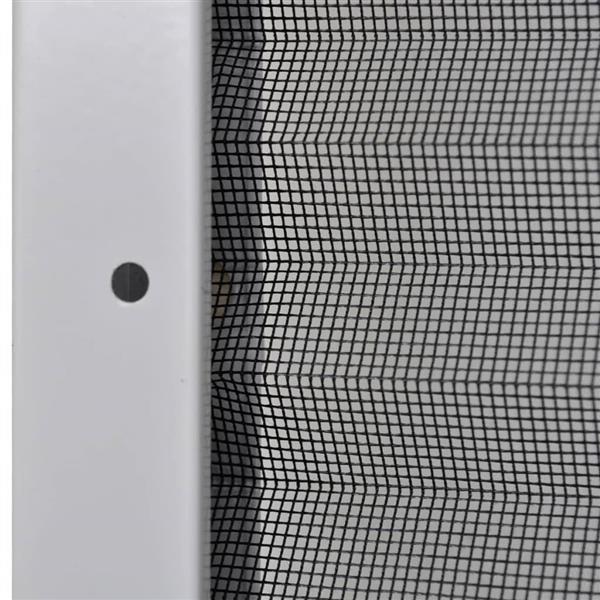 Grote foto vidaxl raamhor pliss met verduistering 80x100 cm aluminium doe het zelf en verbouw deuren en horren