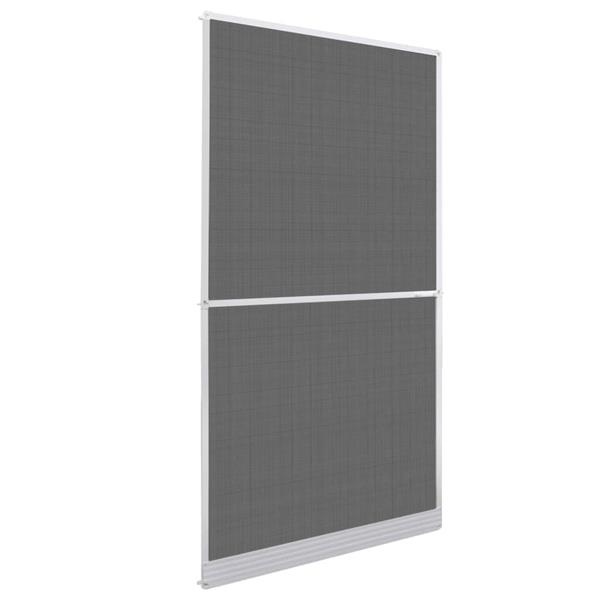Grote foto vidaxl hordeur met scharnieren 120x240 cm wit doe het zelf en verbouw deuren en horren