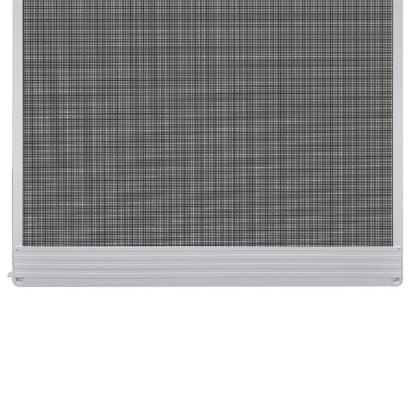 Grote foto vidaxl hordeur met scharnieren 120x240 cm wit doe het zelf en verbouw deuren en horren