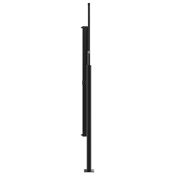 Grote foto vidaxl windscherm uittrekbaar 160x500 cm antracietkleurig tuin en terras overige tuin en terras