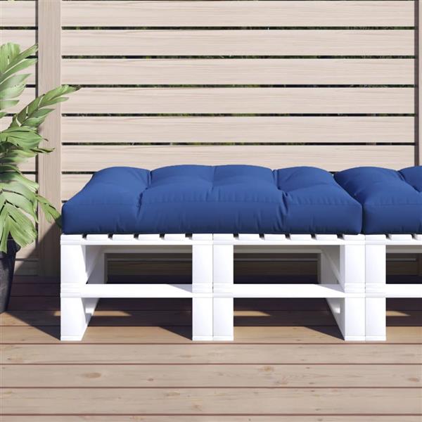 Grote foto vidaxl palletkussen 120x80x12 cm stof koningsblauw huis en inrichting woningdecoratie