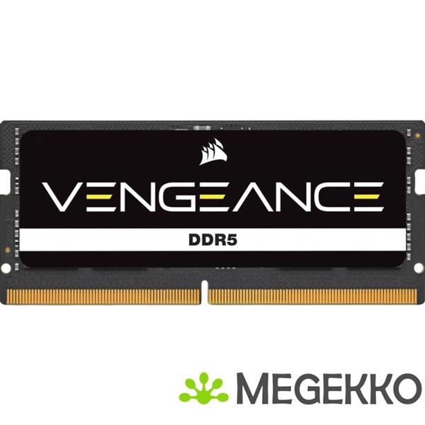 Grote foto corsair ddr5 sodimm vengeance 1x16gb 5600 computers en software overige computers en software