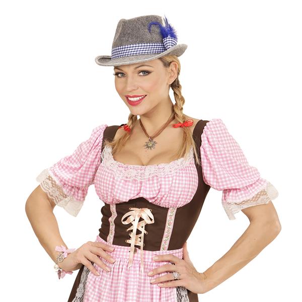 Grote foto beierse fedora met blauwe veren verzamelen overige verzamelingen