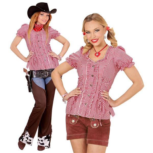Grote foto beierse blouse rood s verzamelen overige verzamelingen