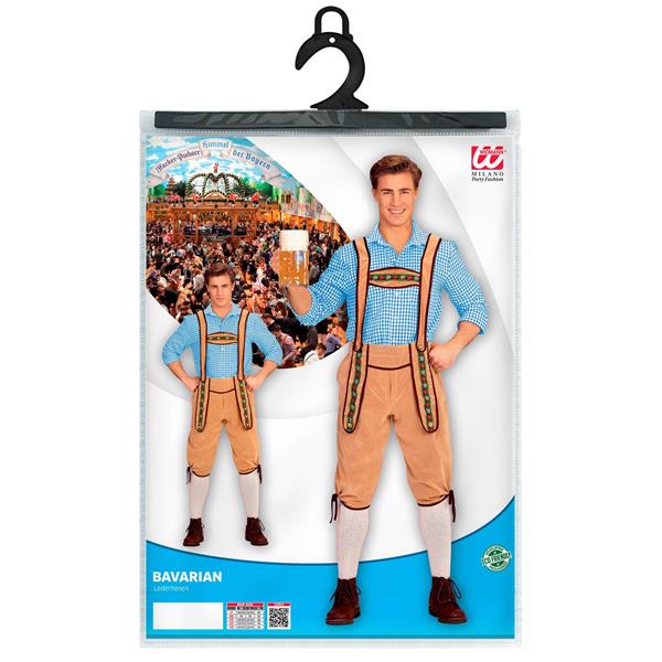 Grote foto beierse lederhose beige xl verzamelen overige verzamelingen