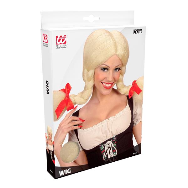 Grote foto pruik heidi buigbaar in plastic doos verzamelen overige verzamelingen