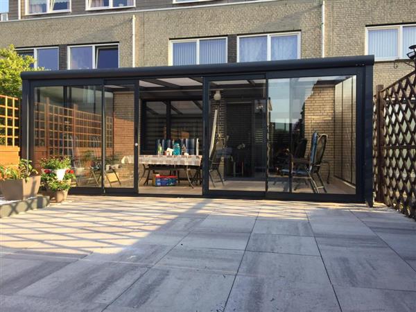 Grote foto overkappingen en schuifwanden tuin en terras veranda en overkappingen