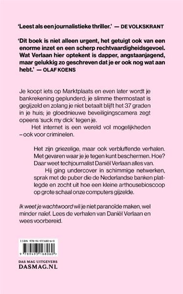 Grote foto ik weet je wachtwoord boeken overige boeken