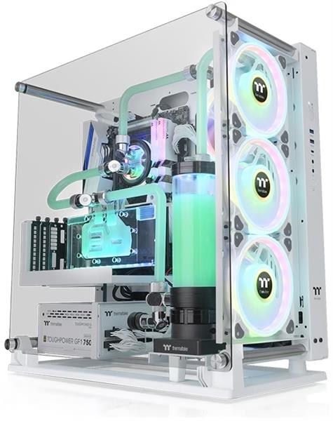 Grote foto magazijn opruiming thermaltake core p3 tg pro wit behuizing op op computers en software overige computers en software