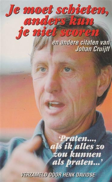 Grote foto je moet schieten anders kun je niet scor boeken hobby en vrije tijd