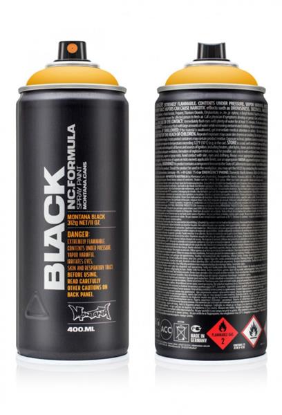 Grote foto montana black blk1045 melon yellow 400 ml doe het zelf en verbouw verven en sierpleisters