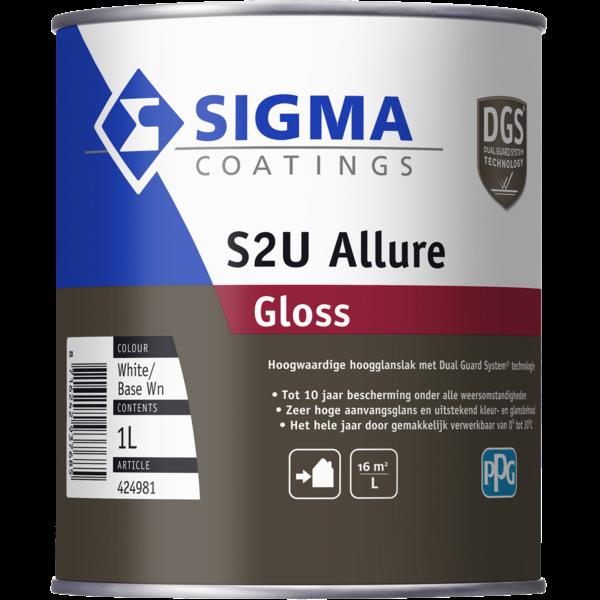 Grote foto s2u allure gloss 1 liter doe het zelf en verbouw verven en sierpleisters