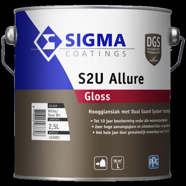 Grote foto s2u allure gloss 2 5 liter doe het zelf en verbouw verven en sierpleisters