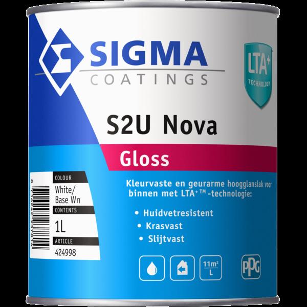 Grote foto s2u nova gloss 1 liter doe het zelf en verbouw verven en sierpleisters