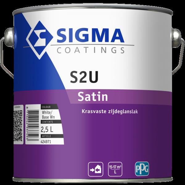 Grote foto s2u satin 2 5 liter doe het zelf en verbouw verven en sierpleisters