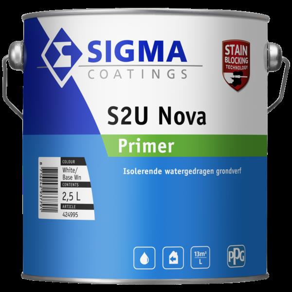 Grote foto s2u nova primer 2 5 liter doe het zelf en verbouw verven en sierpleisters