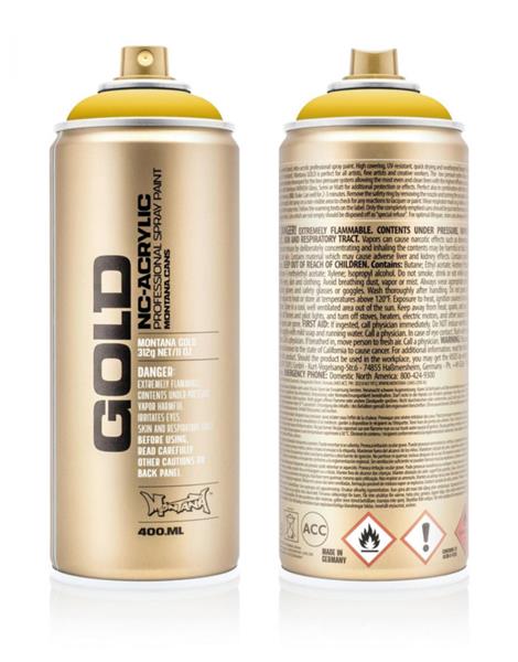 Grote foto montana gold g1030 banana 400 ml doe het zelf en verbouw verven en sierpleisters