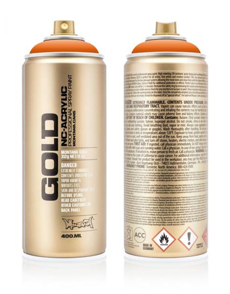 Grote foto montana gold g2070 orange 400 ml doe het zelf en verbouw verven en sierpleisters