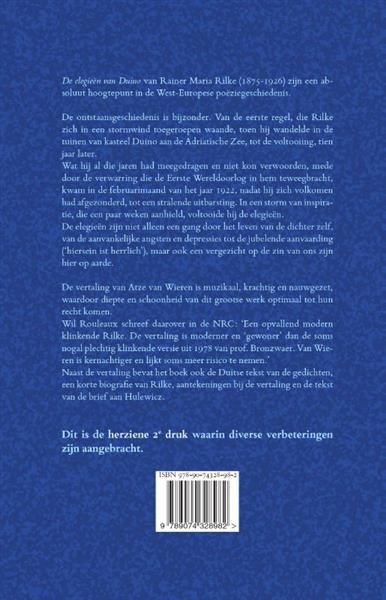 Grote foto de elegie n van duino boeken overige boeken