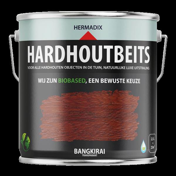 Grote foto hardhoutbeits bangkirai 468 2 5 liter doe het zelf en verbouw verven en sierpleisters