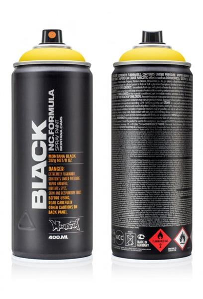 Grote foto montana black blk1025 kicking yellow 400 ml doe het zelf en verbouw verven en sierpleisters