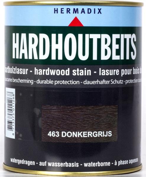 Grote foto hardhoutbeits donker grijs 463 750 ml doe het zelf en verbouw verven en sierpleisters