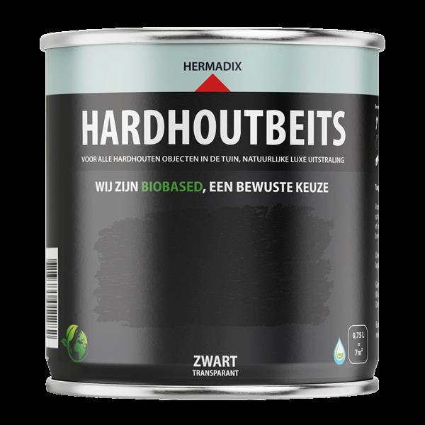 Grote foto hardhoutbeits zwart transparant 465 750 ml doe het zelf en verbouw verven en sierpleisters