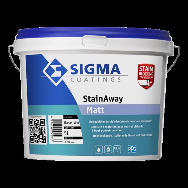 Grote foto stainaway matt 5 liter doe het zelf en verbouw verven en sierpleisters