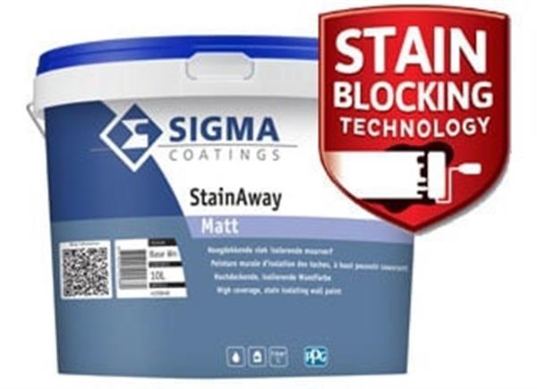 Grote foto stainaway matt 10 liter doe het zelf en verbouw verven en sierpleisters