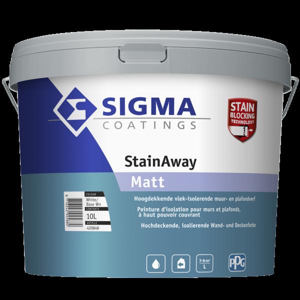 Grote foto stainaway matt 10 liter doe het zelf en verbouw verven en sierpleisters