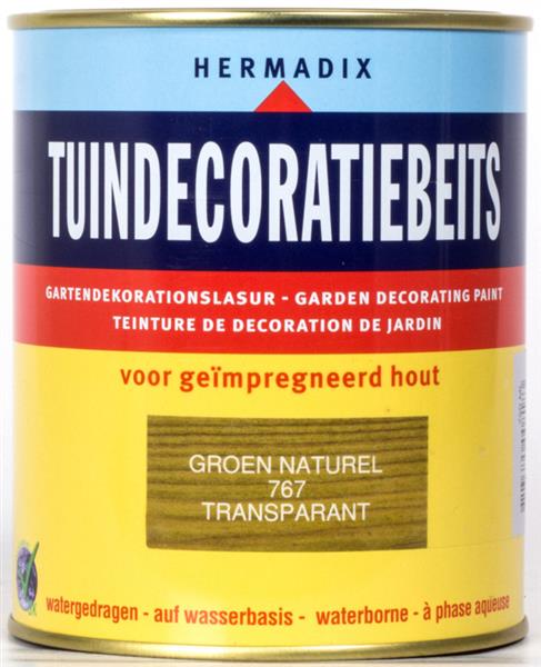 Grote foto tuindecoratiebeits transparant groen naturel 767 750 ml doe het zelf en verbouw verven en sierpleisters