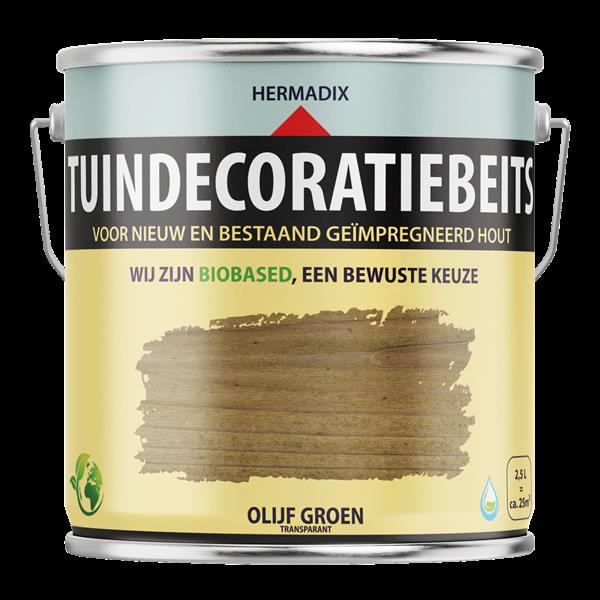 Grote foto tuindecoratiebeits transparant olijf groen 763 2 5 liter doe het zelf en verbouw verven en sierpleisters