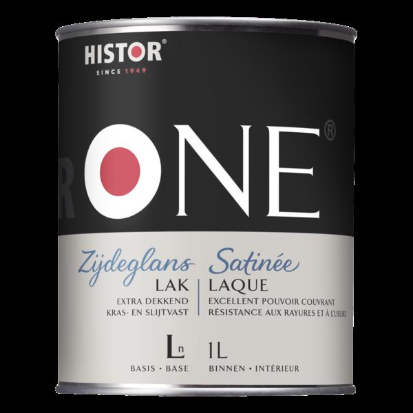 Grote foto one by histor acryl lak zijdeglans 1 liter doe het zelf en verbouw verven en sierpleisters