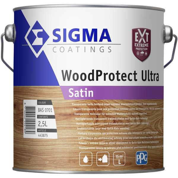 Grote foto woodprotect ultra satin transparant 2 5 liter doe het zelf en verbouw verven en sierpleisters