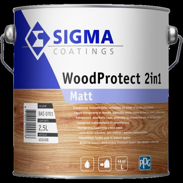 Grote foto woodprotect 2in1 matt transparant 2 5 liter doe het zelf en verbouw verven en sierpleisters