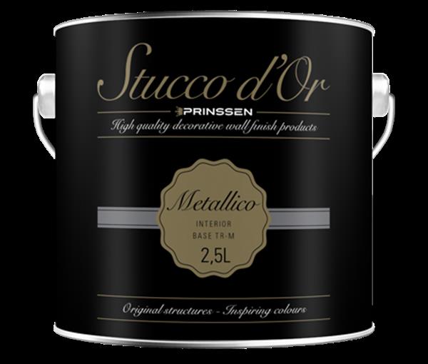 Grote foto stucco d or metallico 2 5 liter doe het zelf en verbouw verven en sierpleisters